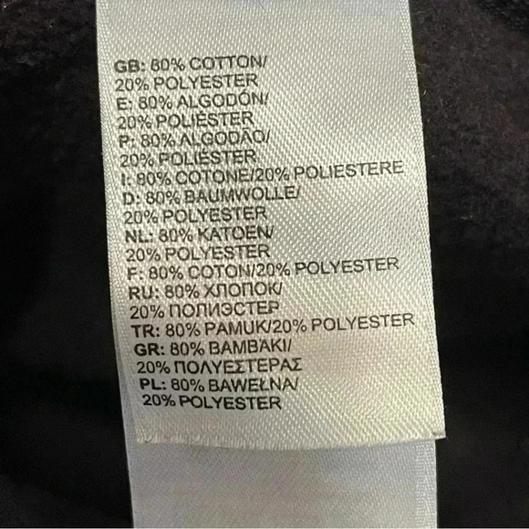 The North Face Hoodie Black Men's Small White Half Dome Logo With White In Hood - Picture 6 of 7